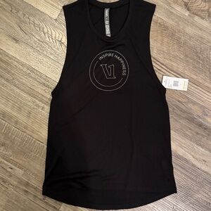 NWT - Vuori - Inspire Happiness Tank - Black - Size S